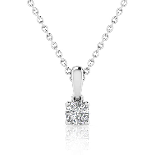 2.00ct Lab Grown Diamond Necklace in 9K White Gold