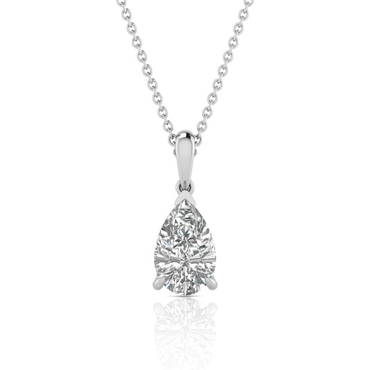 2.00ct Lab Grown Diamond Necklace in 9K White Gold