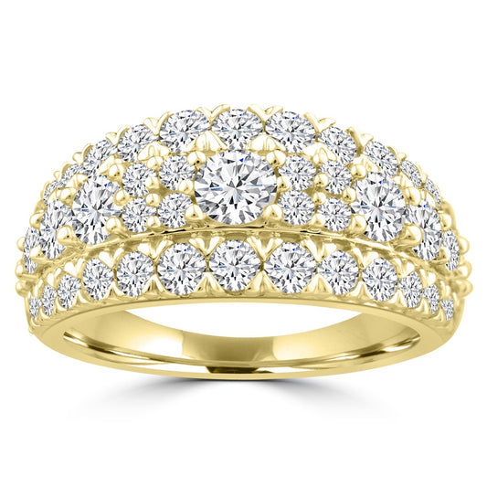 Lab Grown Diamond Ring in 18CT Yellow Gold