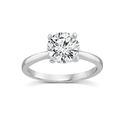 Solitaire Lab Grown Diamond Engagement Ring