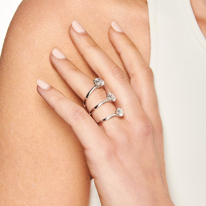 Solitaire Lab Grown Diamond Engagement Ring