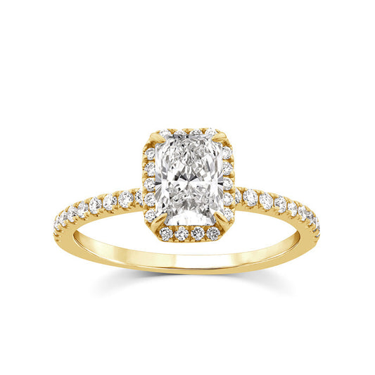 1.25ct Lab Grown Diamond Ring in 9K Yellow Gold
