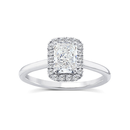 1.15ct Lab Grown Diamond Ring in 9K White Gold