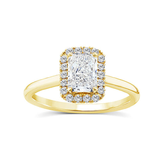 1.15ct Lab Grown Diamond Ring in 9K Yellow Gold