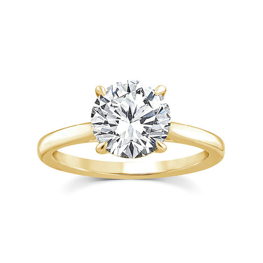 2.00ct Lab Grown Diamond Ring in 9K Yellow Gold