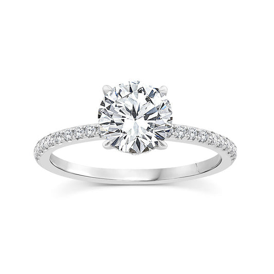 1.75ct Lab Grown Diamond Ring in 9K White Gold
