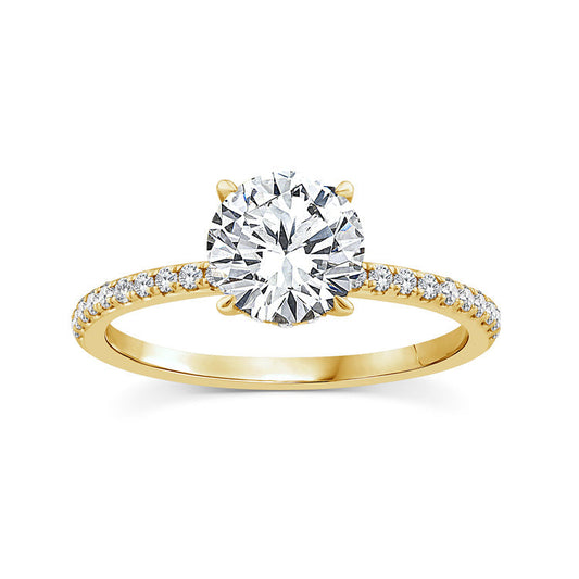 1.75ct Lab Grown Diamond Ring in 9K Yellow Gold