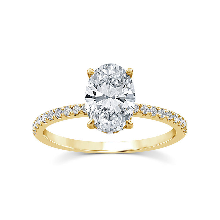 1.75ct Lab Grown Diamond Ring in 9K Yellow Gold