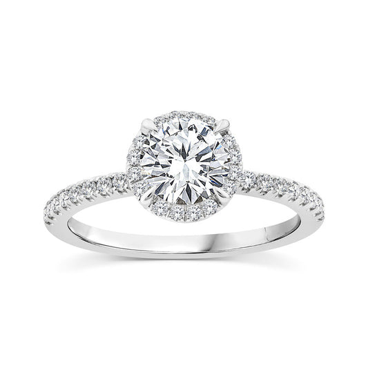 1.25ct Lab Grown Diamond Ring in 9K White Gold