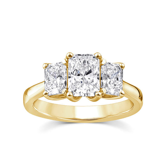 2.00ct Lab Grown Diamond Ring in 9K Yellow Gold