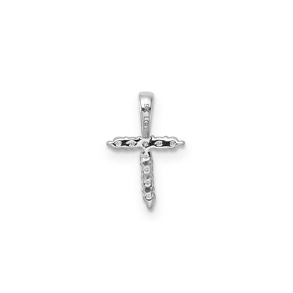 Petite Diamond Initial Pendant T