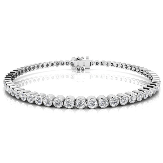 3.00ct Lab Grown Diamond Bracelet in 9K White Gold