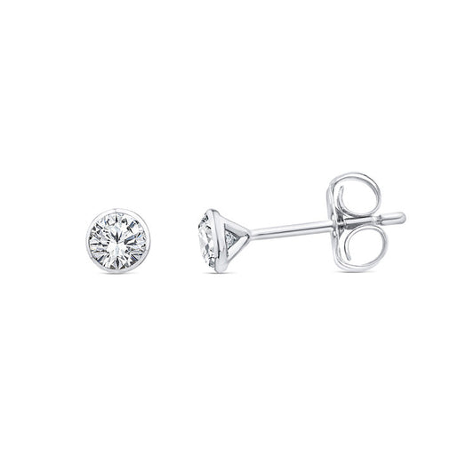 0.50ct Lab Grown Diamond Earrings in 9K White Gold