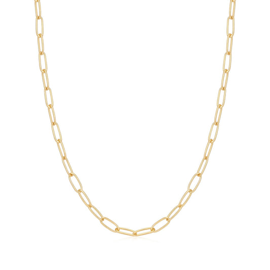 Ania Haie Gold Link Charm Chain Necklace