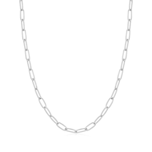 Ania Haie Silver Link Charm Chain Necklace