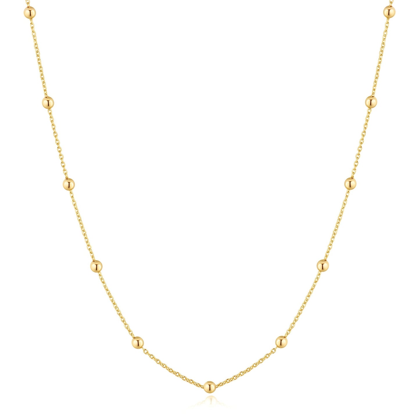 Ania Haie Gold Bobble Long Chain Necklace