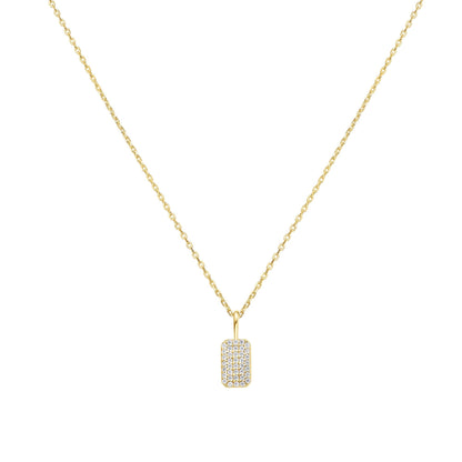 Ania Haie Gold Pave Pendant Necklace