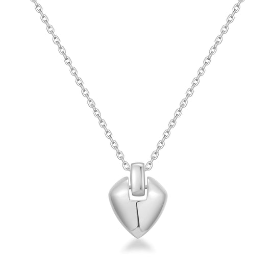 Ania Haie Silver Shield Pendent Necklace
