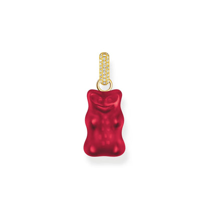 THOMAS SABO Large pendant with red goldbears and zirconia
