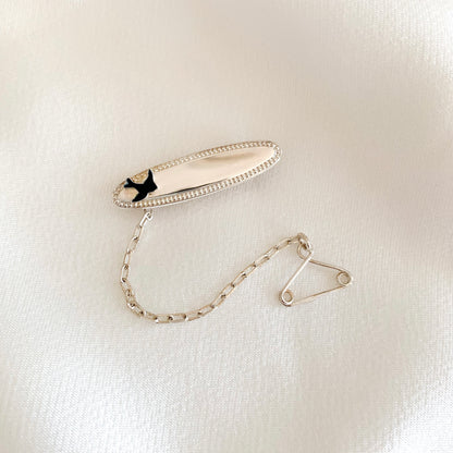 Blue Bird Baby Brooch Sterling Silver
