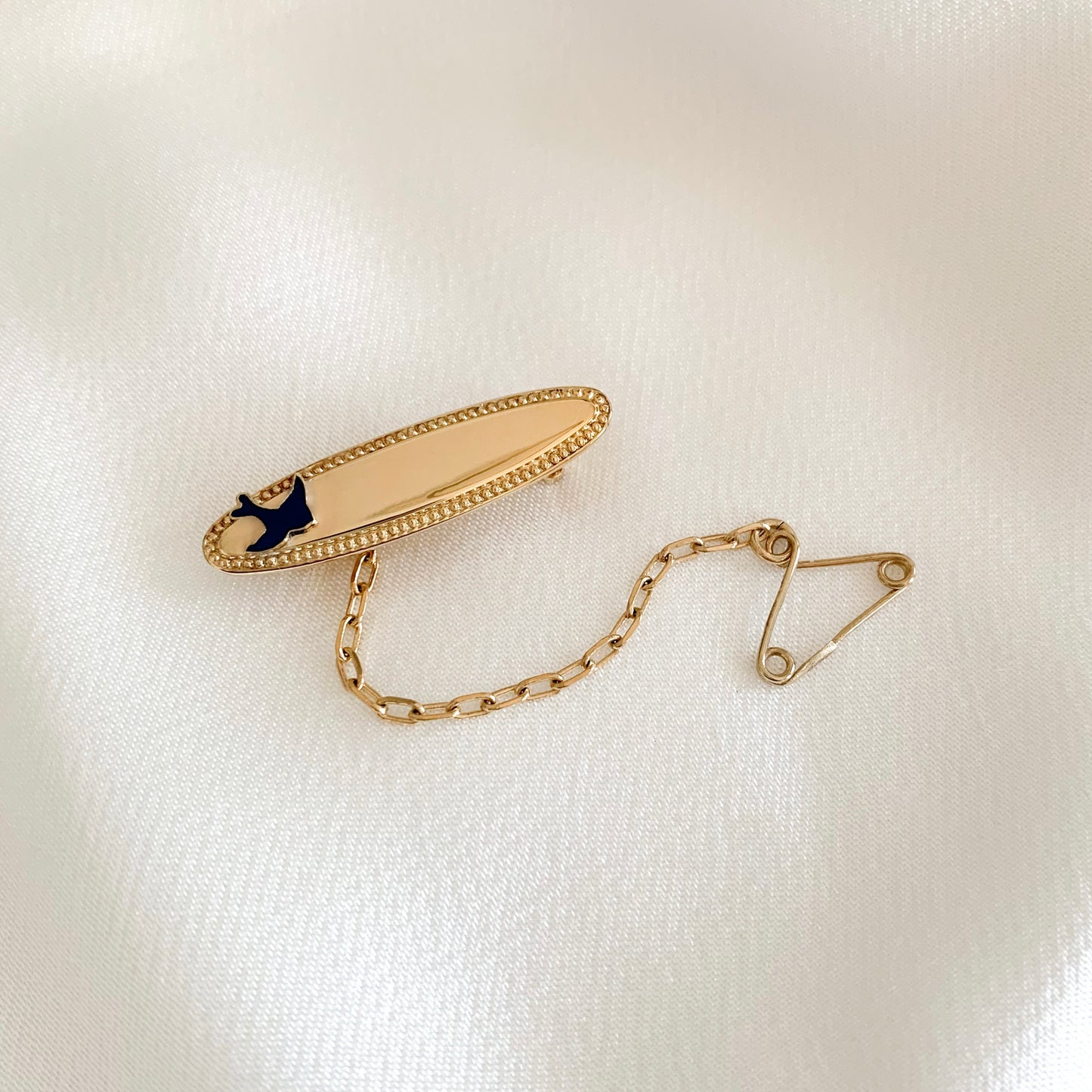 Blue Bird Baby Brooch
