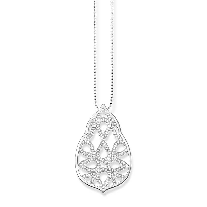 Thomas Sabo Large CZ Pendant & Chain