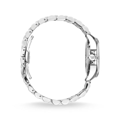 THOMAS SABO Women's Watch Divine Silver with Black Dial and Zirconia Stones