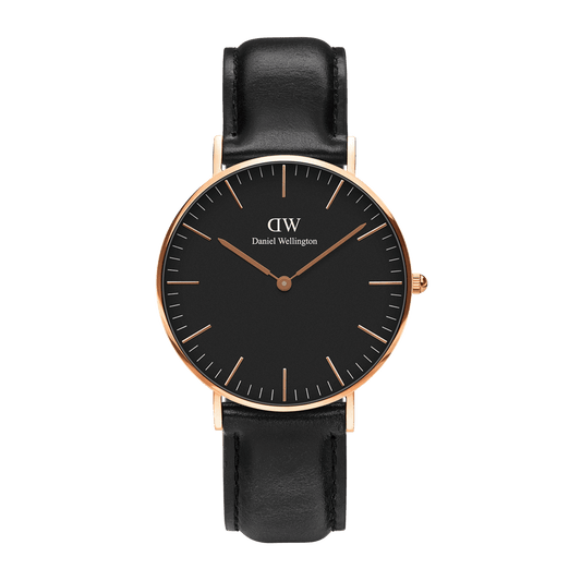 Daniel Wellington Classic 40 Sheffield Rose Gold & Black Watch