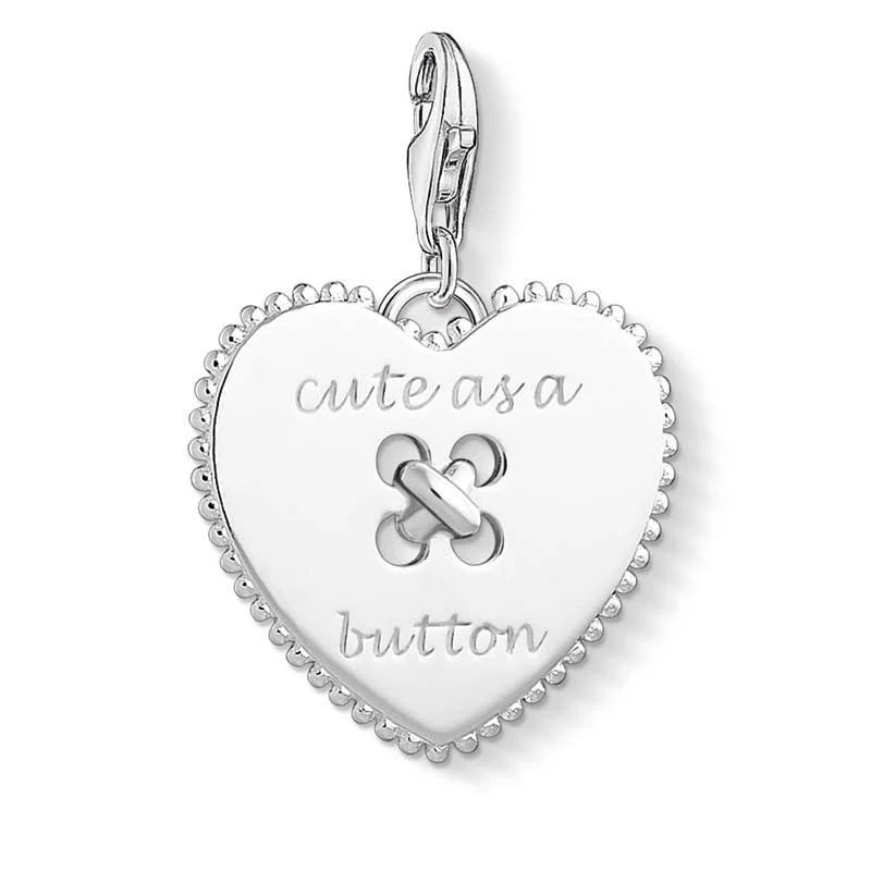 Thomas Sabo CUTE AS A BUTTON HEART Charm cc1485