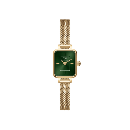Daniel Wellington Quadro Mini Evergold Emerald Watch