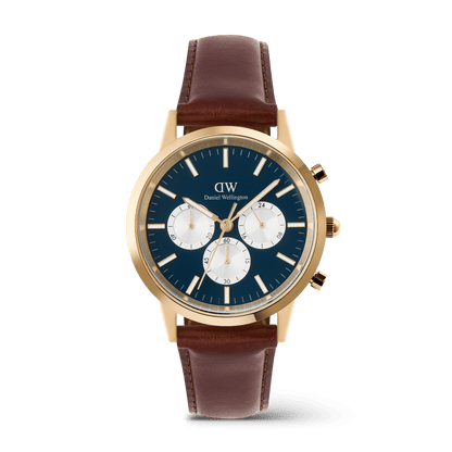 Daniel Wellington Iconic Chronograph St Mawes Arctic Panda Gold