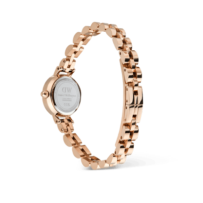 Daniel Wellington Petite Mini Arch 3-link White Rose Gold