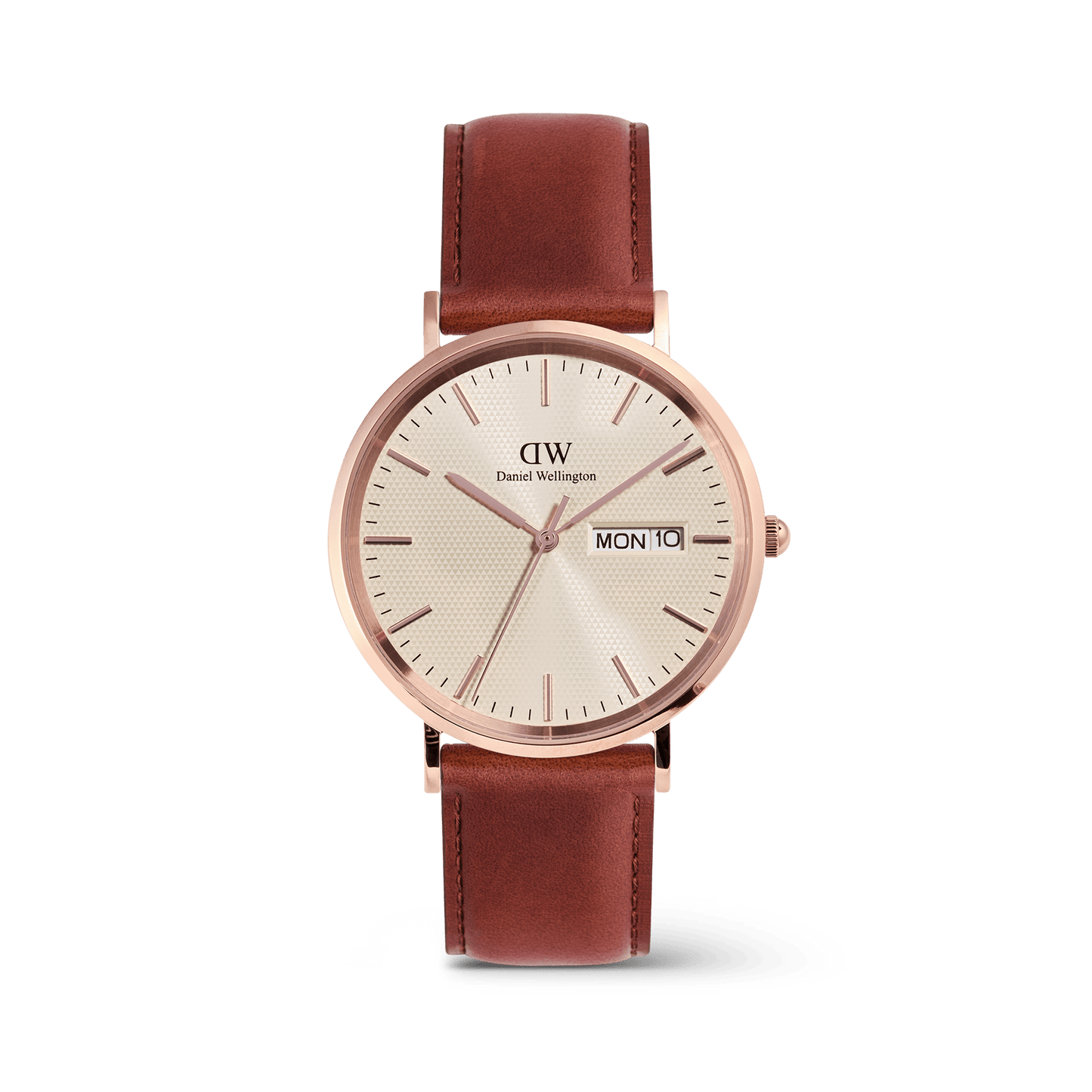 Daniel Wellington Classic Day Display St Mawes Rose Gold Champagne Watch