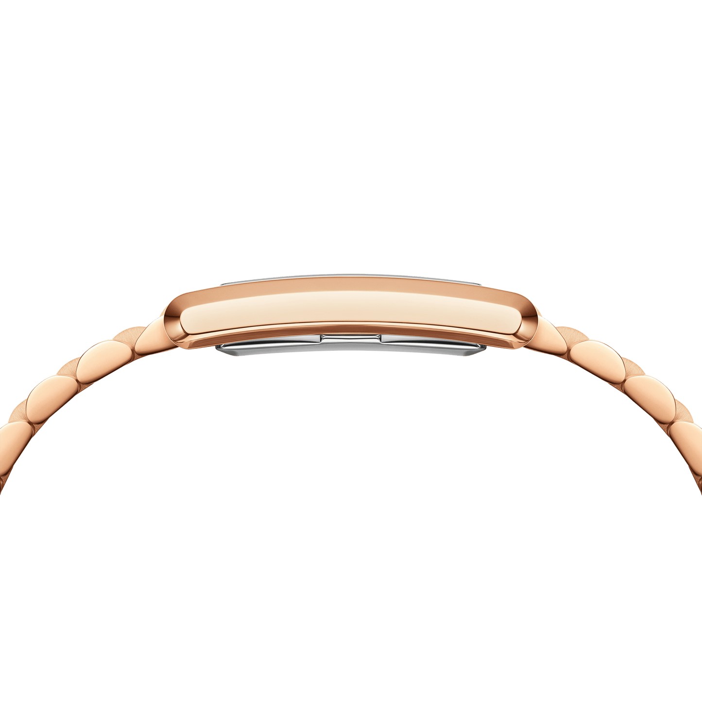 Daniel Wellington Bound 35x24 3-Link RG White Watch