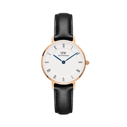 Daniel Wellington Petite Roman Numerals 28 Sheffield RG White Watch