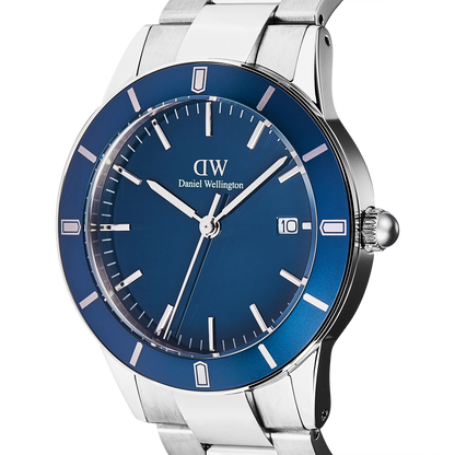 Daniel Wellington Iconic Paradigma Link Blue Enamel Watch