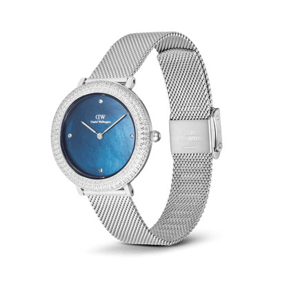 Daniel Wellington Crystalline Bezel Sterling Blue Watch