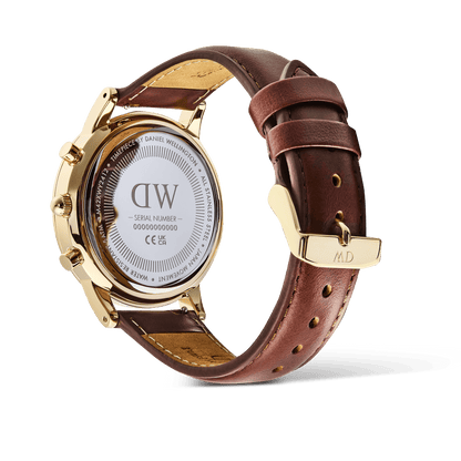 Daniel Wellington Iconic Chronograph  St Mawes Emerald Panda Gold