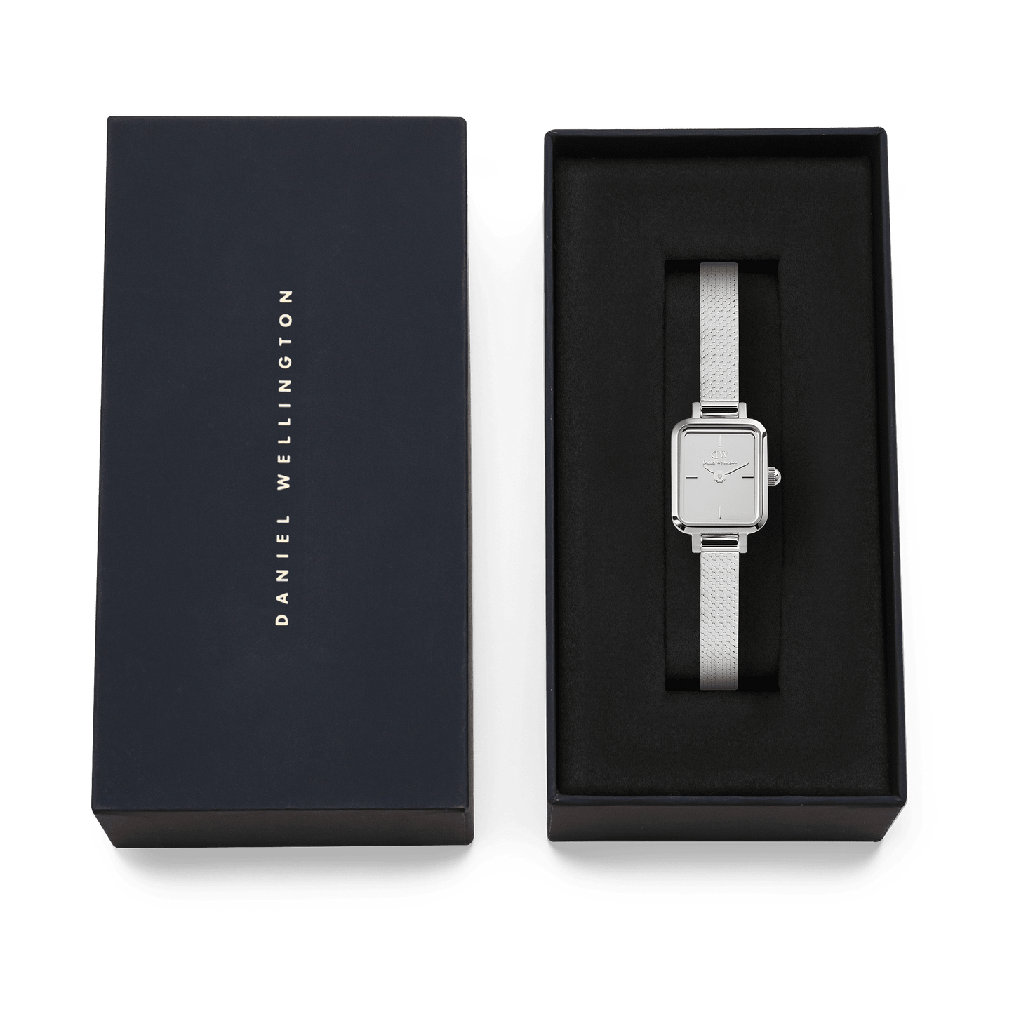 Daniel Wellington Quadro Mini Reflection Silver Watch