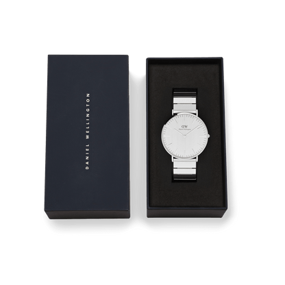 Daniel Wellington Classic Piano Link Silver Unitone Watch