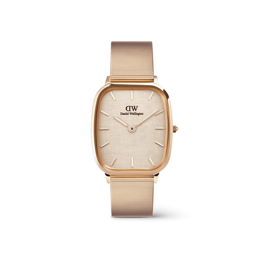 Daniel Wellington Marlon Wire Linen Rose Gold Watch