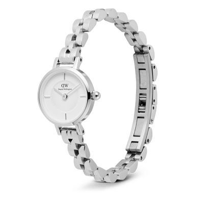Daniel Wellington Petite Mini Arch 3-link White Silver