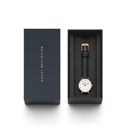 Daniel Wellington Petite Roman Numerals 28 Sheffield RG White Watch