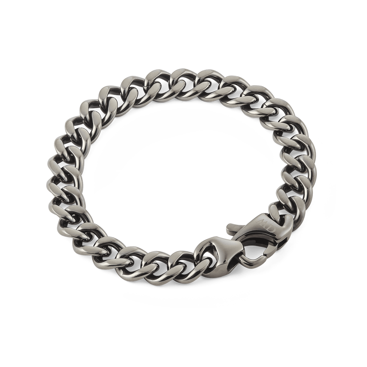 Daniel Wellington Ellipse Cuban Chain Bracelet Graphite