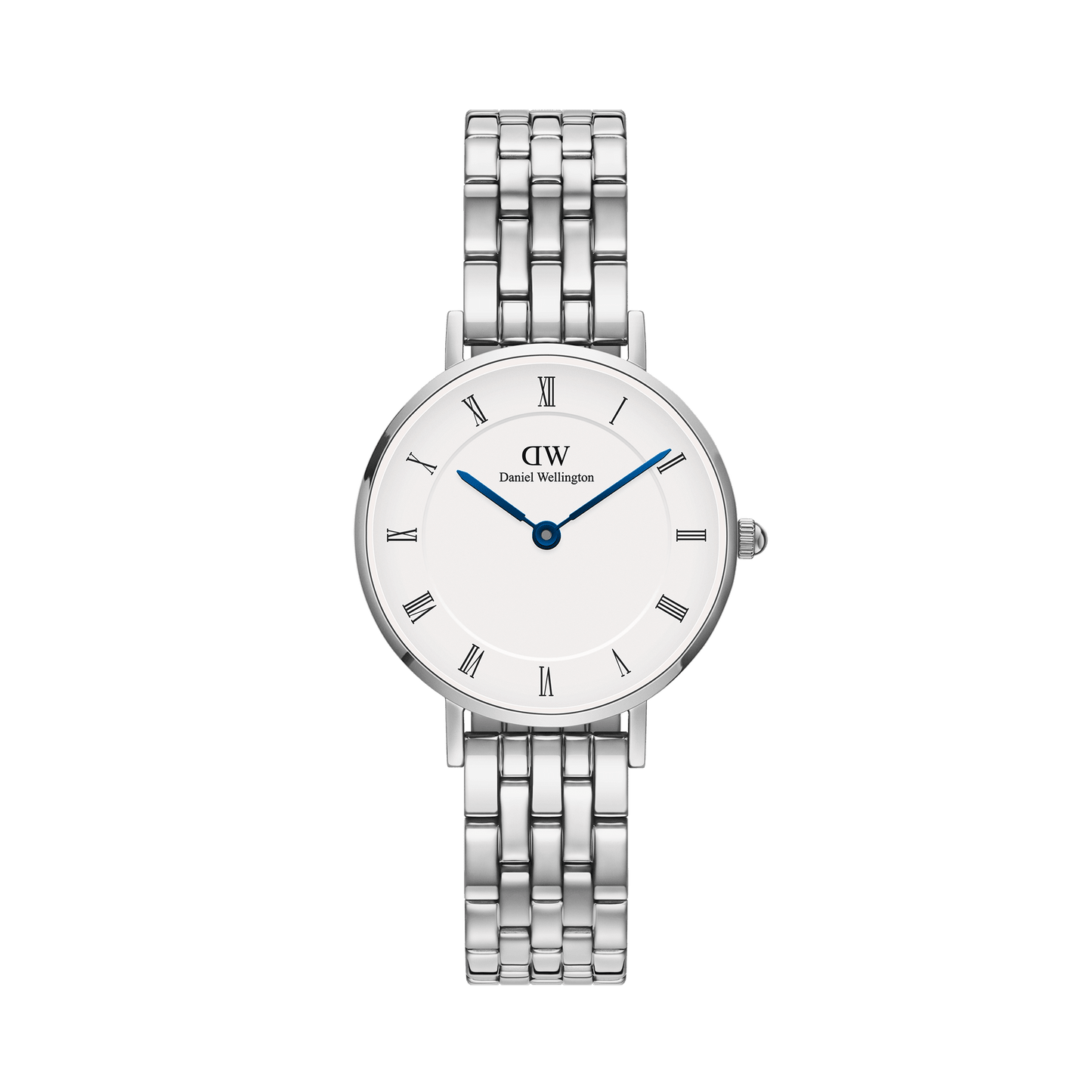 Daniel Wellington Petite Roman Numerals 28 5-Link S White Watch