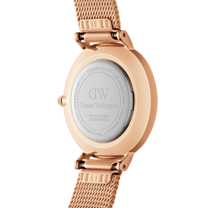 Daniel Wellington Petite Roman Numerals 28 Melrose RG White Watch