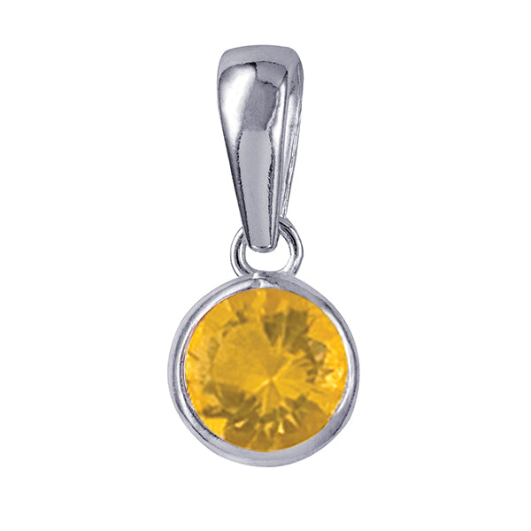 925 Sterling Silver Birthstone Stud Necklace BEZEL SET