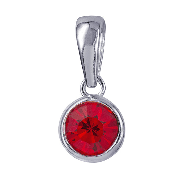 925 Sterling Silver Birthstone Stud Necklace BEZEL SET