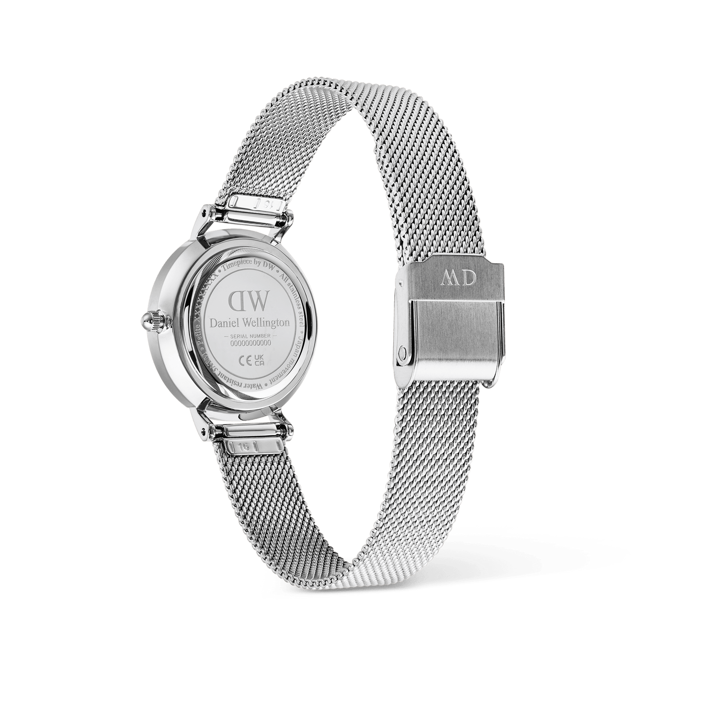 Daniel Wellington Petite Roman Numerals Date Silver