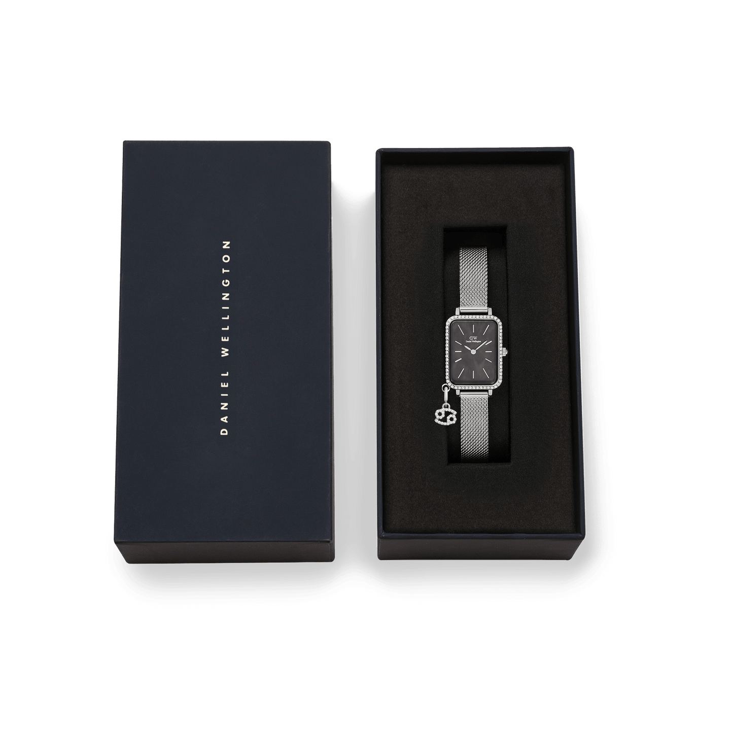 Daniel Wellington Quadro Crystal Zodiac Sterling Watch